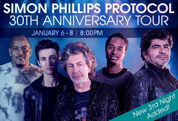 Simon Phillips' Protocol, January 6, 2020 - 8:00 PM